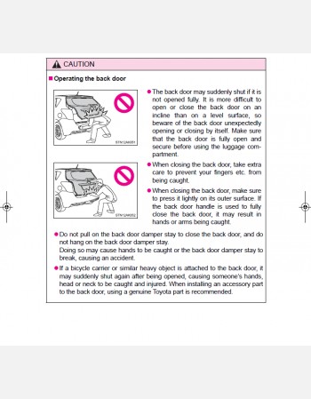 toyota verso 2013-2014 owners manual rhd& lhd
